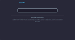 Desktop Screenshot of esha.be